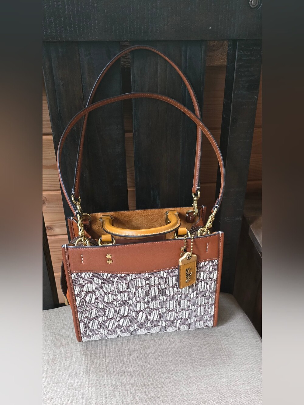 Coach Rogue 25 In Jacquard